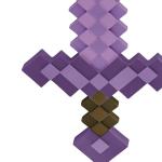 Enchanted Purple Sword - Minecraft Toy Replica