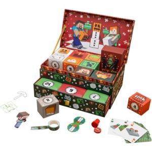 Minecraft Advent Calendar Keepsake Box with Gifts
