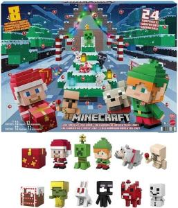 Minecraft 2021 Holiday Advent Calendar with 12 Figures