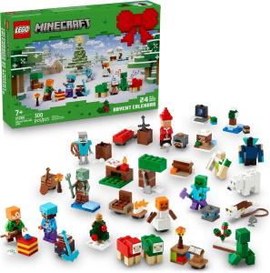 LEGO Minecraft 2025 Advent Calendar with Minifigures