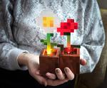 Minecraft Flower Pot Mood Lights - Set of 2