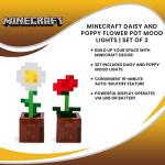 Minecraft Flower Pot Mood Lights - Set of 2
