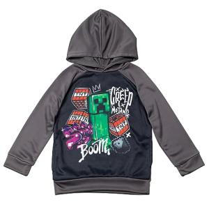 Minecraft Creeper Hoodie for Big Boys 10-12