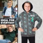 Minecraft Creeper Zip Up Hoodie for Boys