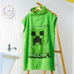 Minecraft Hooded Beach Towel Poncho for Kids
