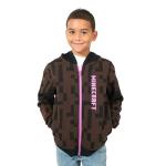 Minecraft Enderman Boy's Zip-Up Hoodie for Kids