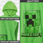 Minecraft Hooded Beach Towel Poncho for Kids