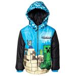 Minecraft Boys Steve Creeper Zip Up Jacket 7-8