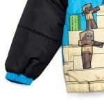 Minecraft Boys Steve Creeper Zip Up Jacket 7-8
