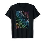 Minecraft Rainbow Collage T-Shirt for Fans