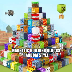 Magnetic Minecraft Cube Blocks Set for Kids
