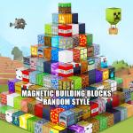 Magnetic Minecraft Cube Blocks Set for Kids