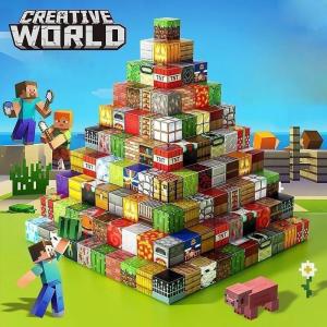 Minecraft Magnetic Building Blocks Cube Set for Kids