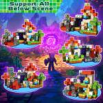 Minecraft Magnetic Building Blocks Set for Kids