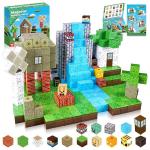 Minecraft Magnetic Building Blocks Stacking Set