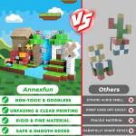 Magnetic Minecraft Blocks DIY Game for Kids