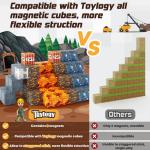 Minecraft Magnetic Building Blocks Cube Set for Kids