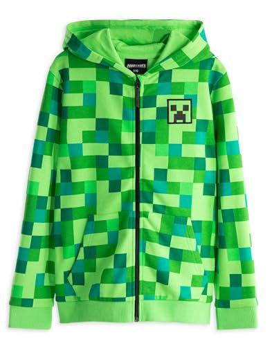 Minecraft Creeper Hoodie for Kids (Ages 7-8)