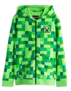 Minecraft Creeper Hoodie for Kids (Ages 7-8)