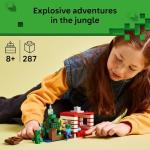 LEGO Minecraft TNT Jungle House Building Set