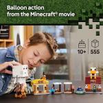 LEGO Minecraft Ghast Balloon Village Attack Set
