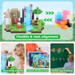 Magnetic Building Blocks - 100PCS Stacking Toy Set