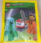 LEGO Minecraft Hero Minifigure with Charged Creeper Set