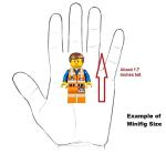 LEGO Minecraft Hero Minifigure with Charged Creeper Set