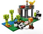 LEGO Minecraft Panda Nursery Building Toy Set