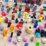 Minecraft Minifigures Bulk Lot – Creeper, Steve, Skeleton