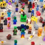 Minecraft Minifigures Bulk Lot – Creeper, Steve, Skeleton