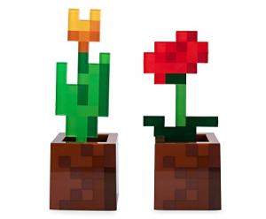 Minecraft Flower Pot Mood Lights Set of 2