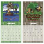 Minecraft 2026 Wall Calendar for Fans