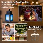 Minecraft Pixelated Lantern Night Light with Colors