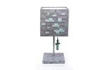 Minecraft Diamond Ore Block LED Lamp with Sword