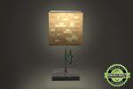 Minecraft Diamond Ore Block LED Lamp with Sword