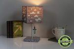 Minecraft Diamond Ore Block LED Lamp with Sword
