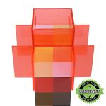 Minecraft Redstone Torch LED Lamp - 12.6 Inch
