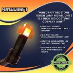 Minecraft Redstone Torch LED Lamp - 12.6 Inch