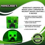 Minecraft Creeper LED Mood Light Lamp – 5 Inches