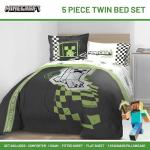 Jay Franco Minecraft Creeper Twin Bedding Set