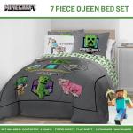 Minecraft Movie Kids Comforter Set with Sheets