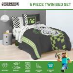 Jay Franco Minecraft Creeper Twin Bedding Set