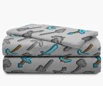 Minecraft Creeper Twin Bed Set with Comforter & Sheets