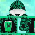 Cozy Minecraft Blanket Hoodie for Kids & Teens
