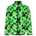 Minecraft Creeper Fleece Zip Jacket for Kids 7-8