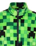 Minecraft Creeper Fleece Zip Jacket for Kids 7-8