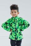Minecraft Creeper Fleece Zip Jacket for Kids 7-8
