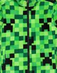 Minecraft Creeper Fleece Zip Jacket for Kids 7-8