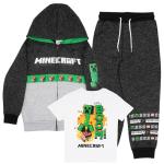 Minecraft Boys' 3-Pack: Hoodie, Tee, Pants
